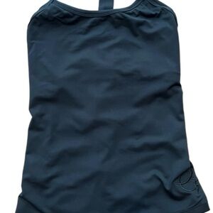 Black Women’s Tank Top w/Strappy Open Back